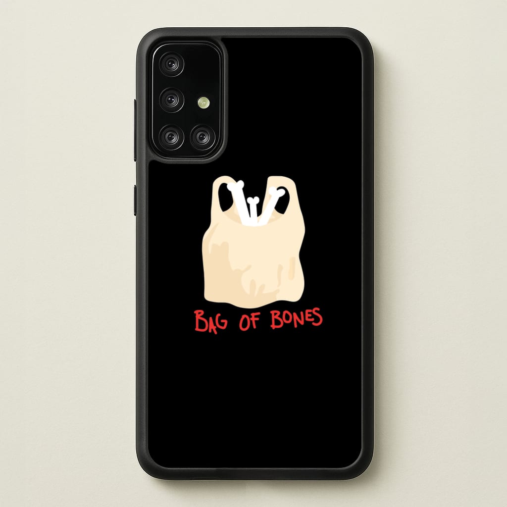 Bag Of Bones - Halloween - Halloween Phone Case for Galaxy A71