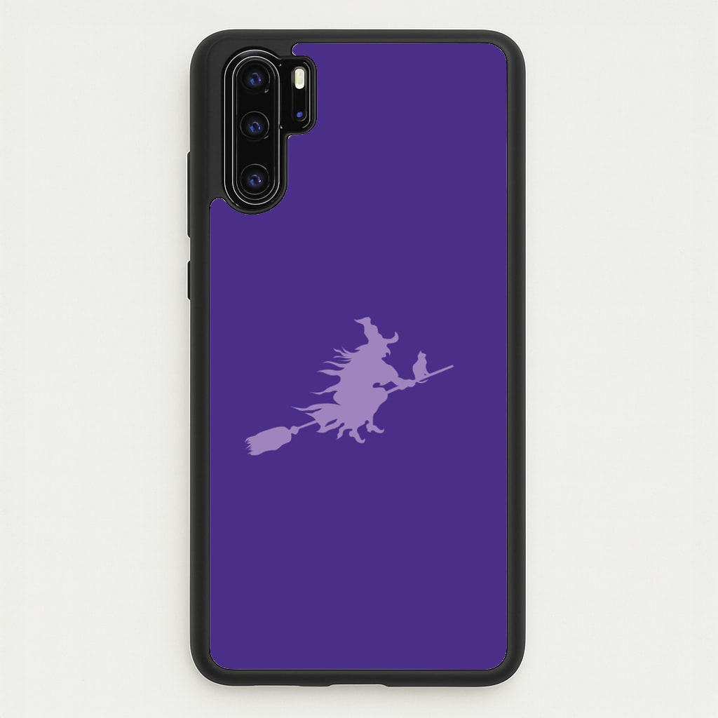 Witch And Cat - Halloween - Halloween Phone Case for Huawei P30 Pro