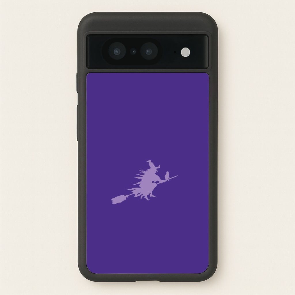 Witch And Cat - Halloween - Halloween Phone Case for Google Pixel 8