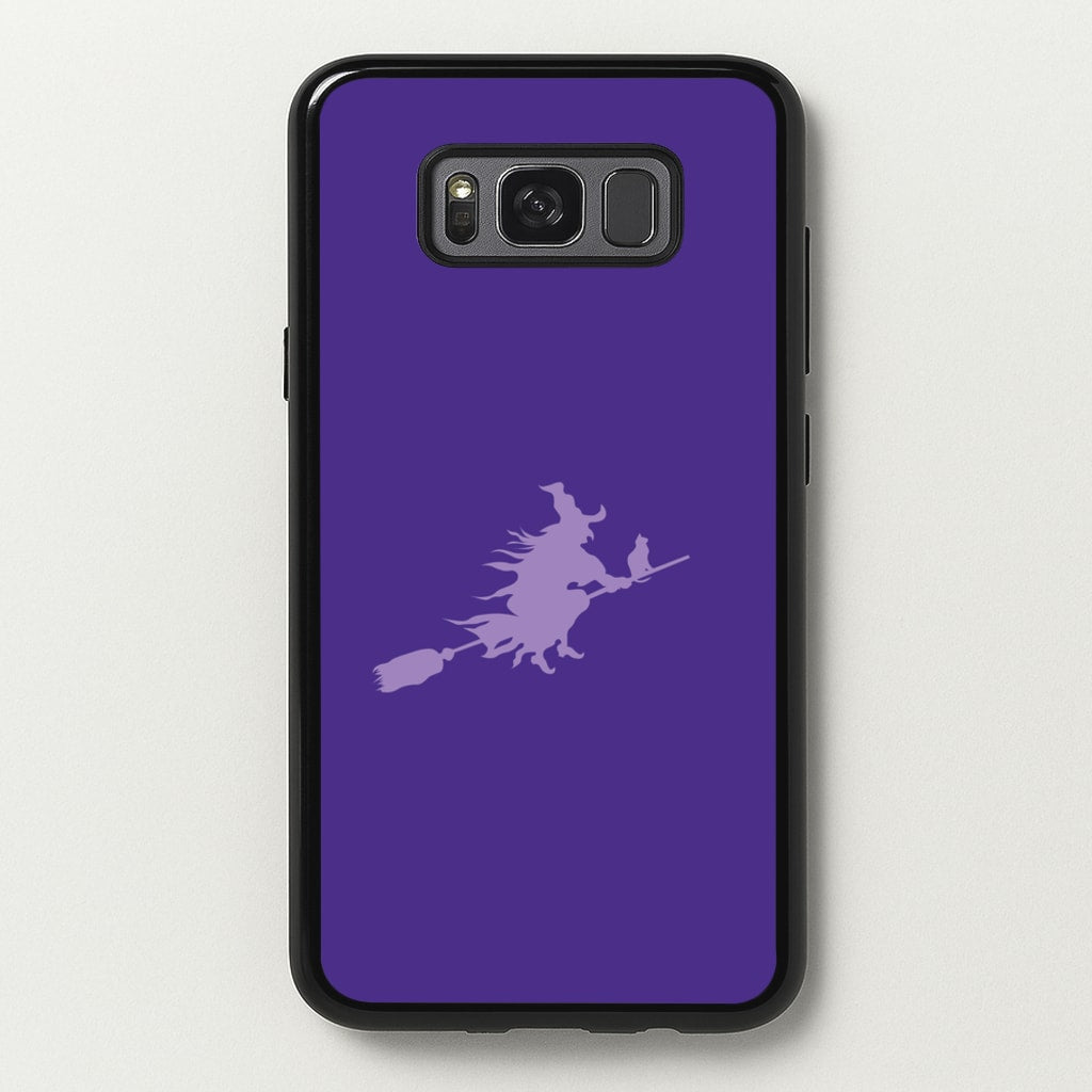 Witch And Cat - Halloween - Halloween Phone Case for Galaxy S8