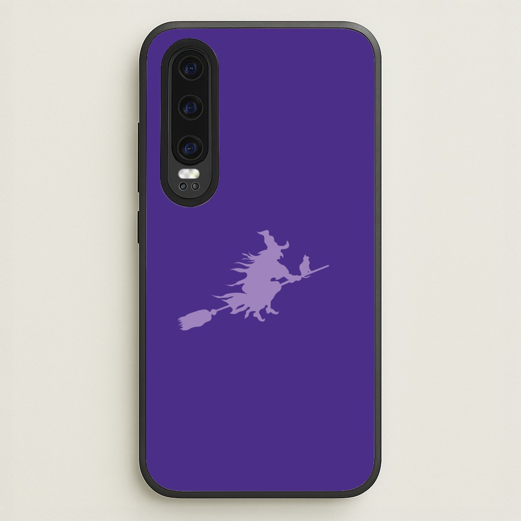 Witch And Cat - Halloween - Halloween Phone Case for Huawei P30