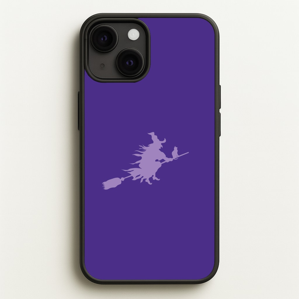 Witch And Cat - Halloween - Halloween Phone Case for iPhone 13 Mini