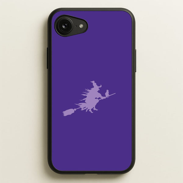 Witch And Cat - Halloween - Halloween Phone Case for iPhone 16e