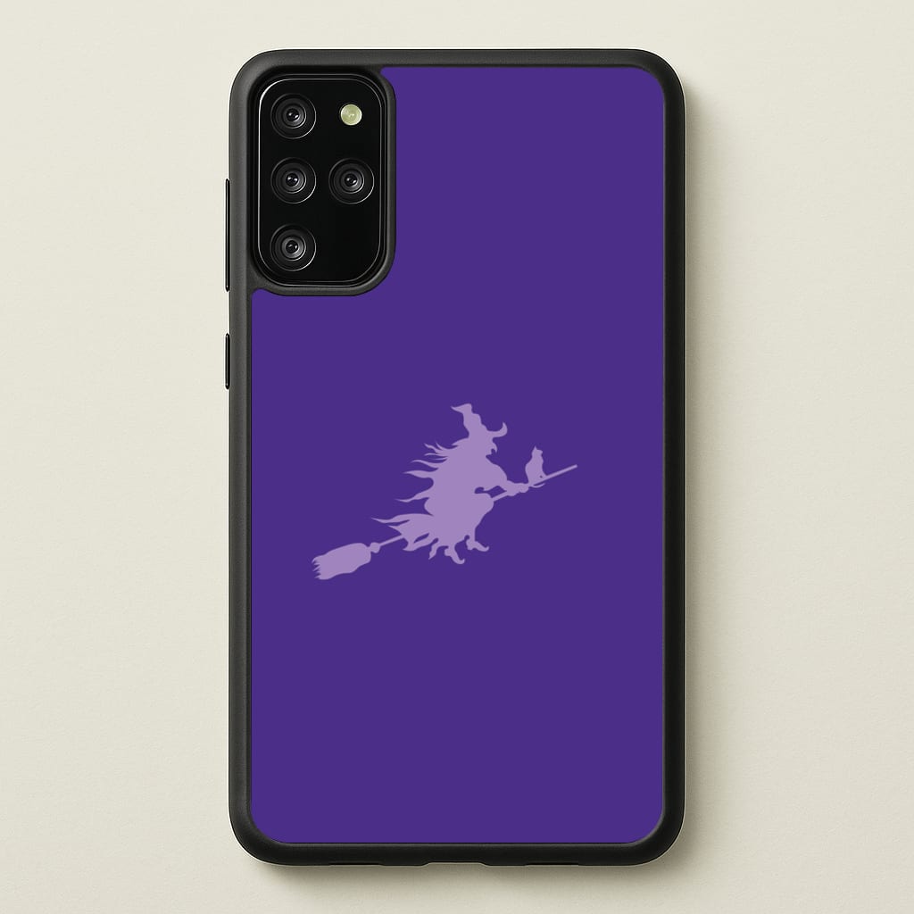 Witch And Cat - Halloween - Halloween Phone Case for Galaxy S20 Plus