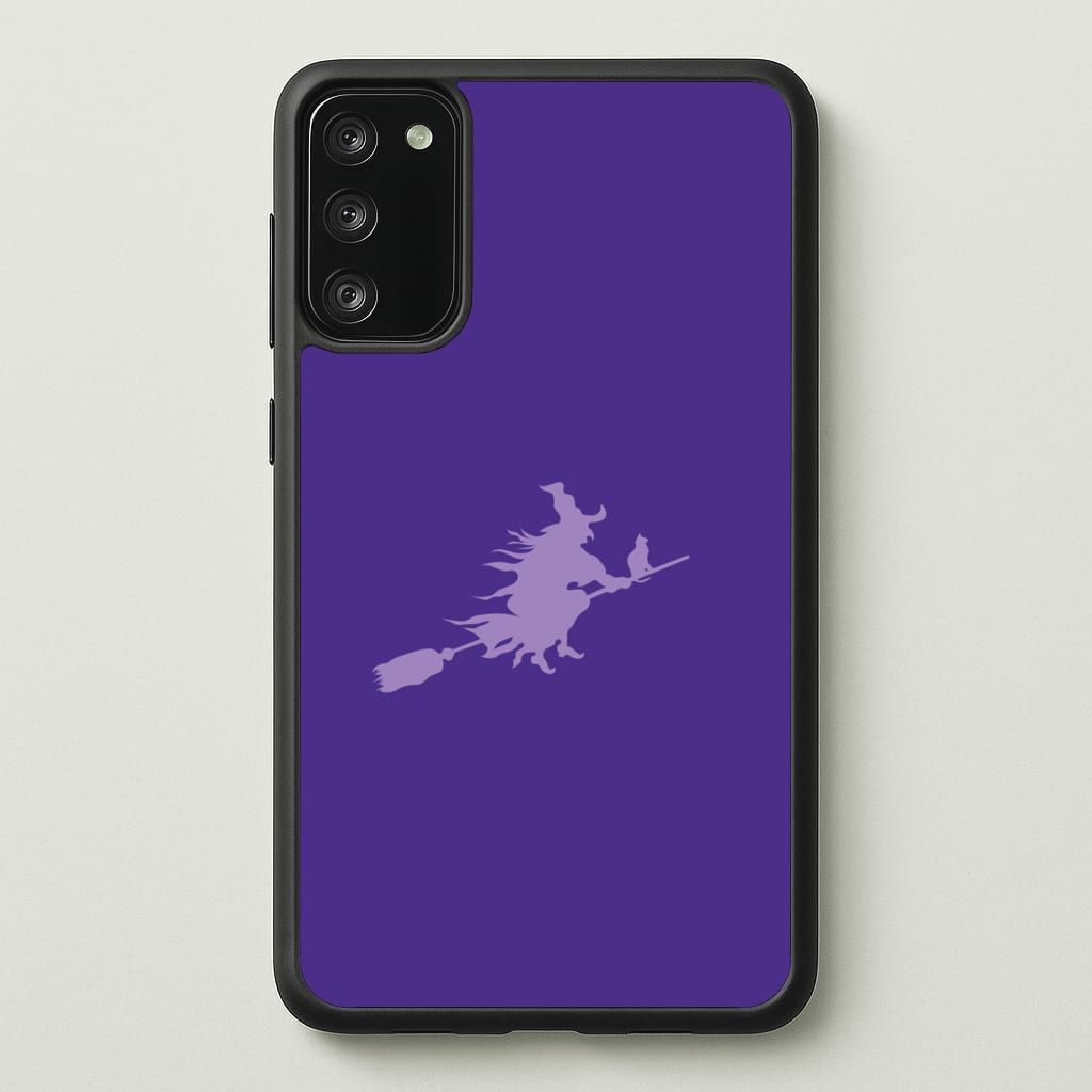 Witch And Cat - Halloween - Halloween Phone Case for Galaxy S20FE