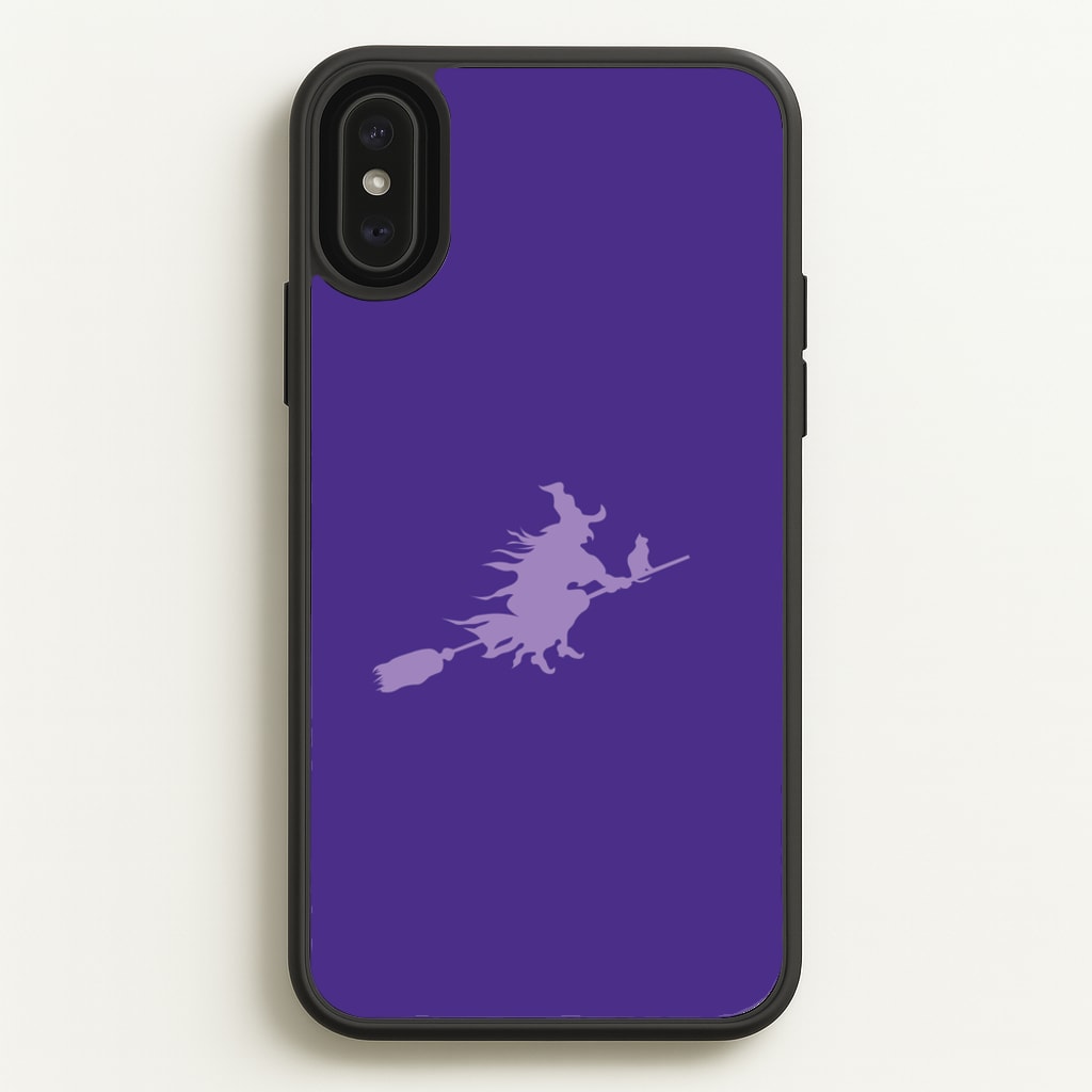 Witch And Cat - Halloween - Halloween Phone Case for iPhone XS Max