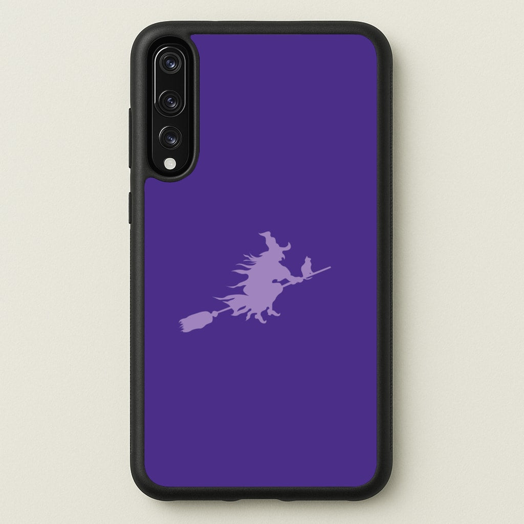 Witch And Cat - Halloween - Halloween Phone Case for Huawei P20 Pro