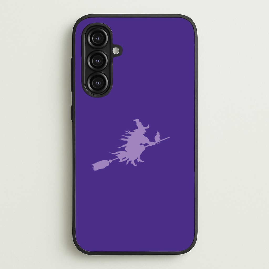 Witch And Cat - Halloween - Halloween Phone Case for Galaxy A16