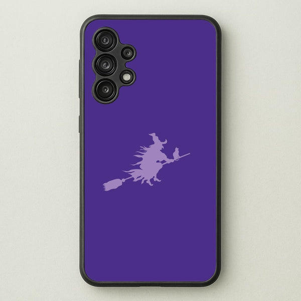 Witch And Cat - Halloween - Halloween Phone Case for Galaxy A13
