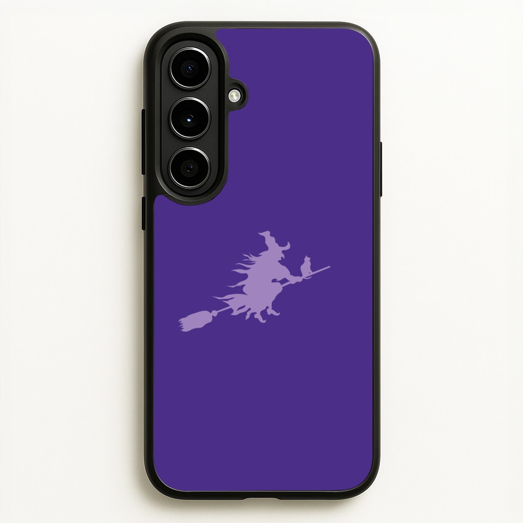 Witch And Cat - Halloween - Halloween Phone Case for Galaxy A56