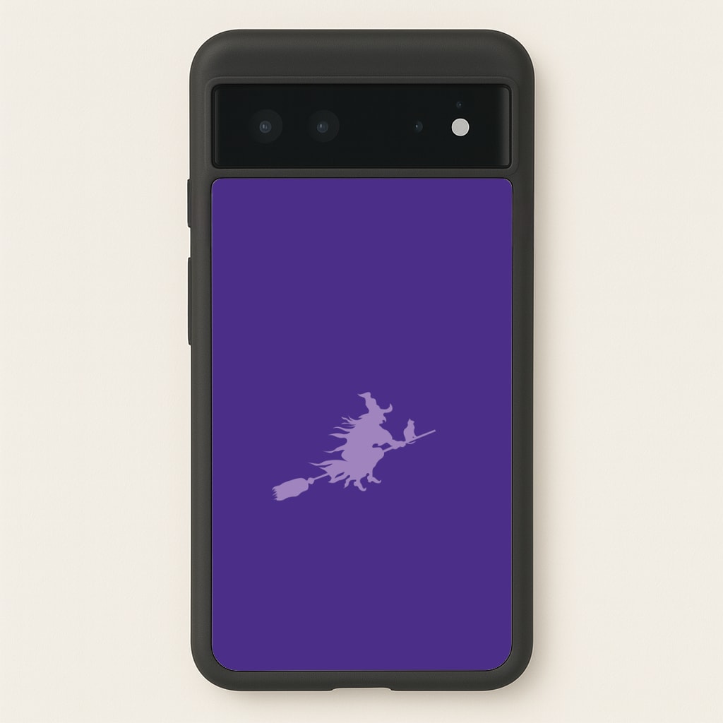 Witch And Cat - Halloween - Halloween Phone Case for Google Pixel 6