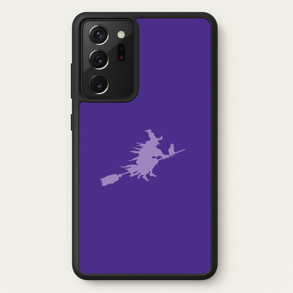 Witch And Cat - Halloween - Halloween Phone Case for Galaxy Note 20 Ultra