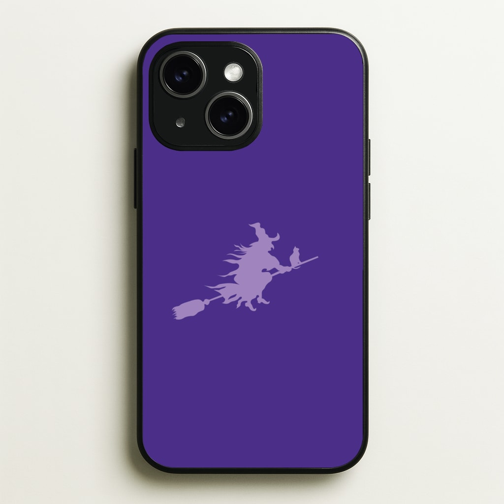 Witch And Cat - Halloween - Halloween Phone Case for iPhone 14