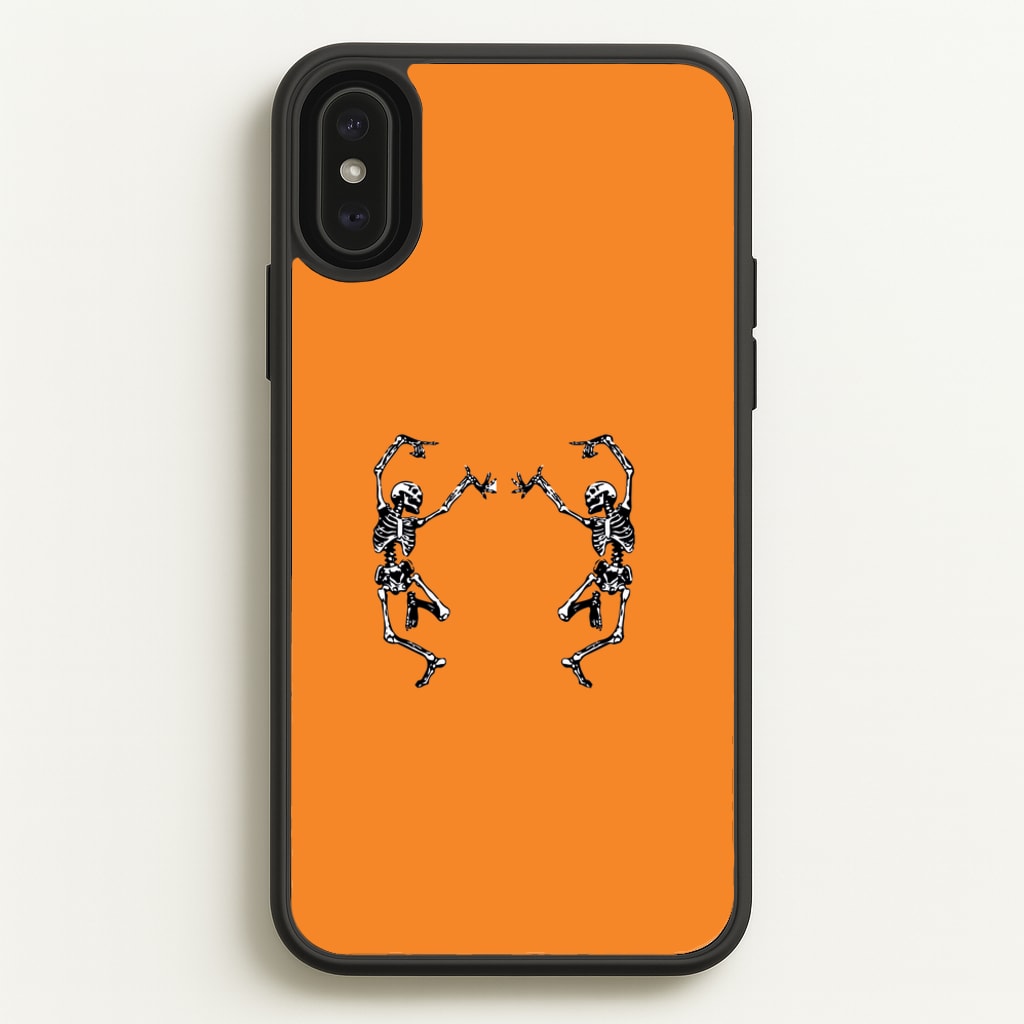 Dancing Skeletons - Halloween - Halloween Phone Case for iPhone XS Max