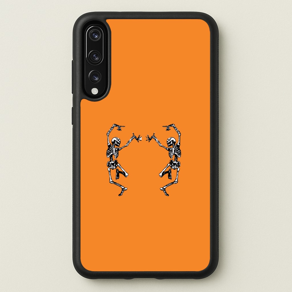 Dancing Skeletons - Halloween - Halloween Phone Case for Huawei P20 Pro