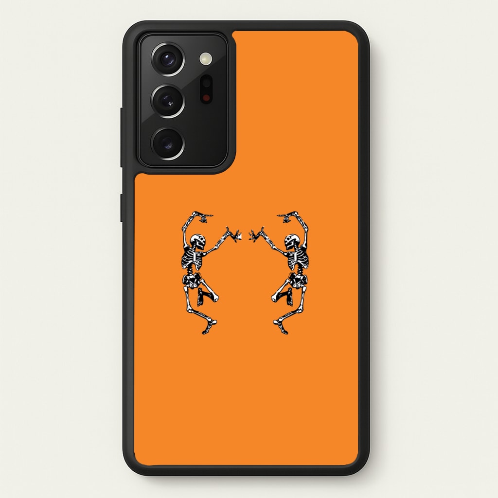 Dancing Skeletons - Halloween - Halloween Phone Case for Galaxy Note 20 Ultra