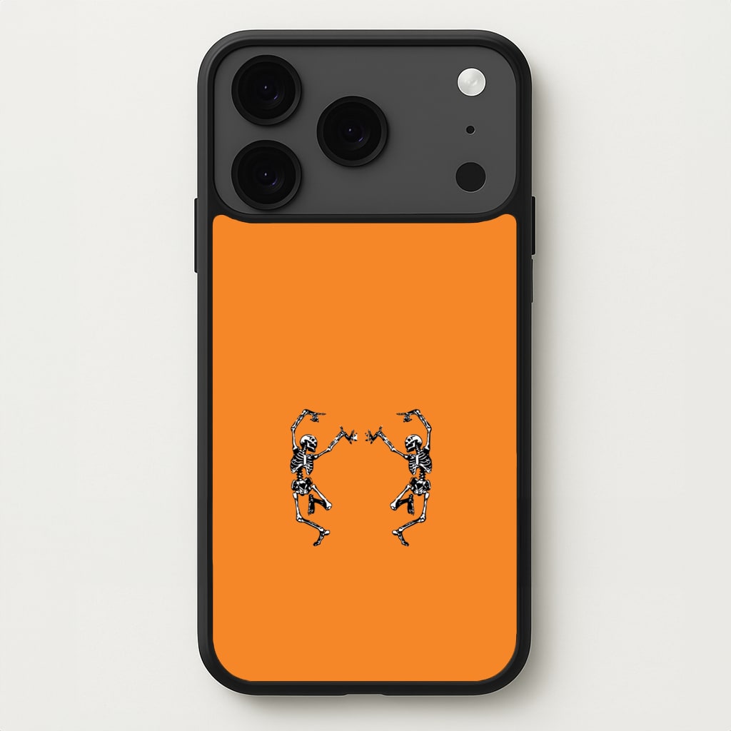 Dancing Skeletons - Halloween Phone Case for iPhone 17 Pro
