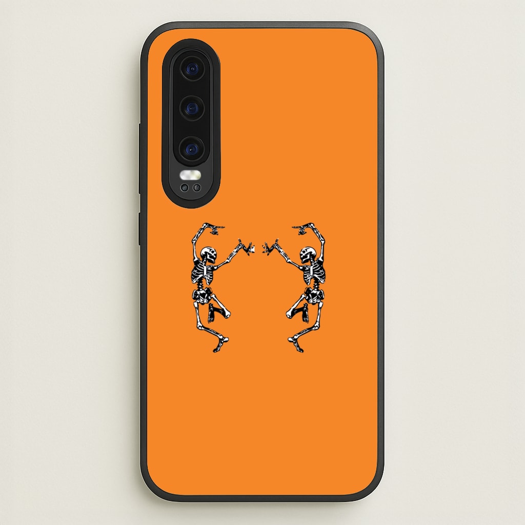 Dancing Skeletons - Halloween - Halloween Phone Case for Huawei P30