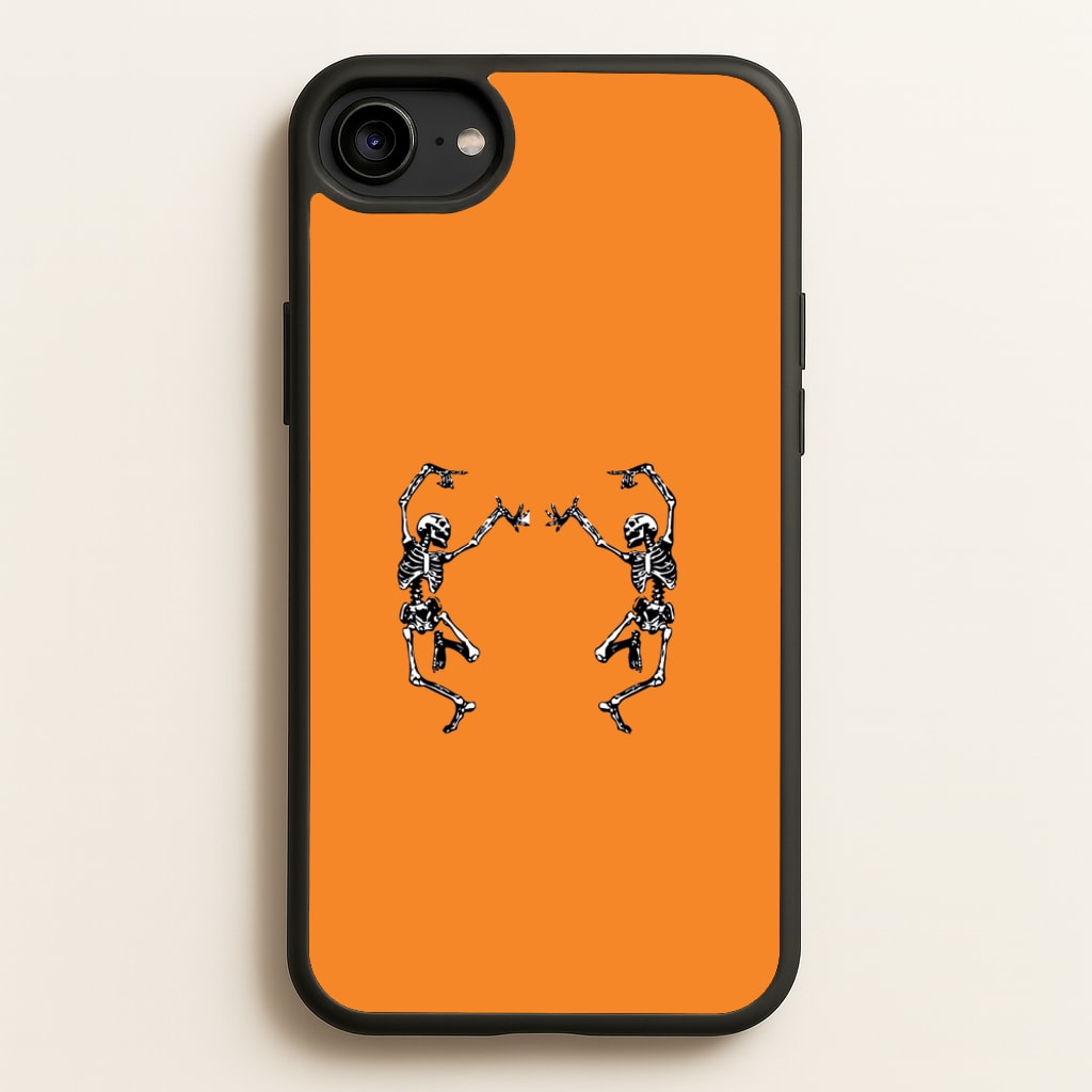 Dancing Skeletons - Halloween - Halloween Phone Case for iPhone 6 / 7 / 8 / SE