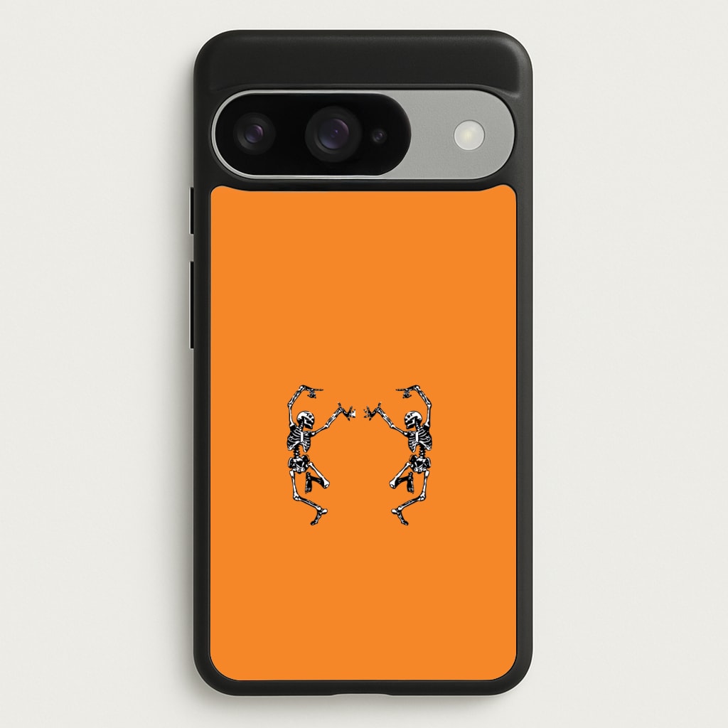Dancing Skeletons - Halloween Phone Case for Google Pixel 10 / 10 Pro