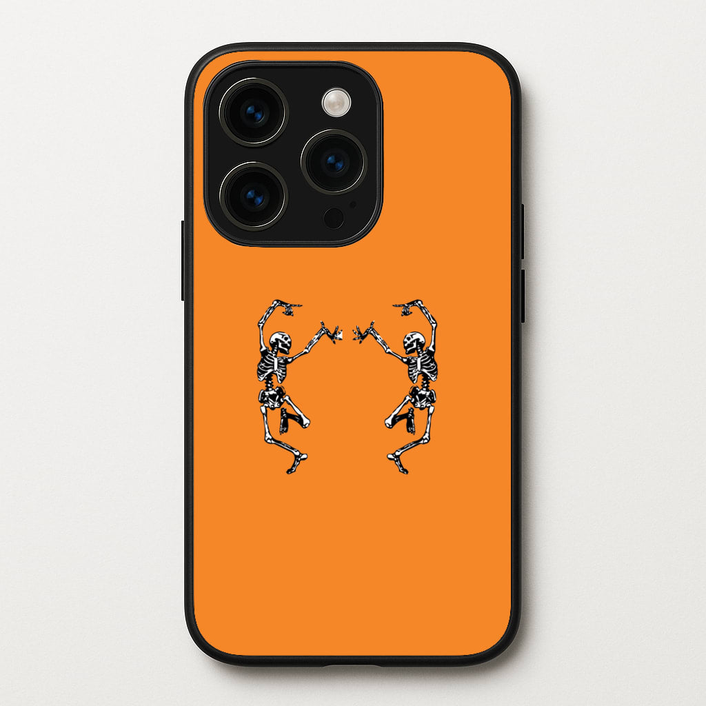 Dancing Skeletons - Halloween - Halloween Phone Case for iPhone 14 Pro