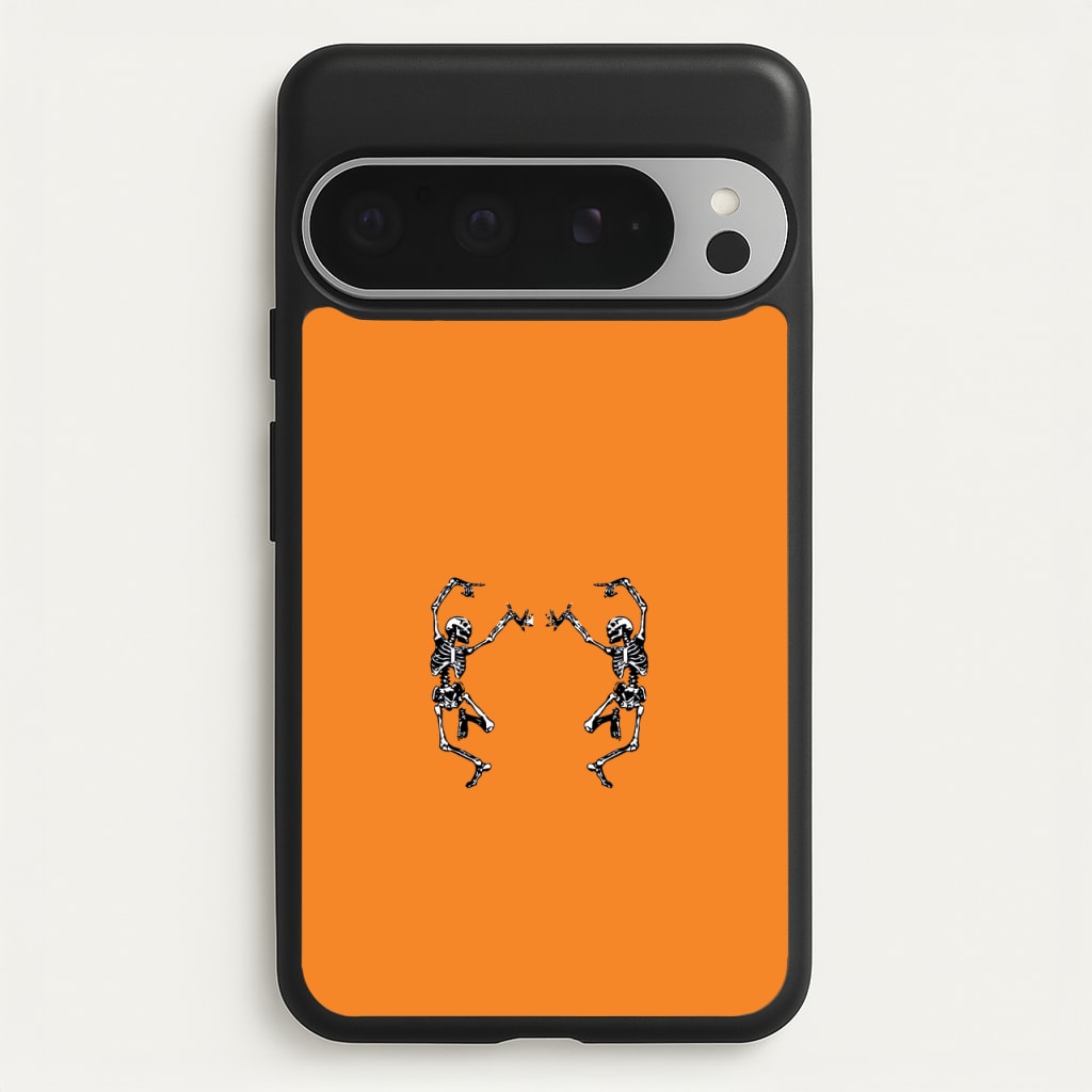 Dancing Skeletons - Halloween - Halloween Phone Case for Google Pixel 9 Pro XL