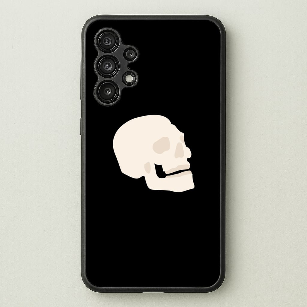 Skull Outline - Halloween - Halloween Phone Case for Galaxy A13