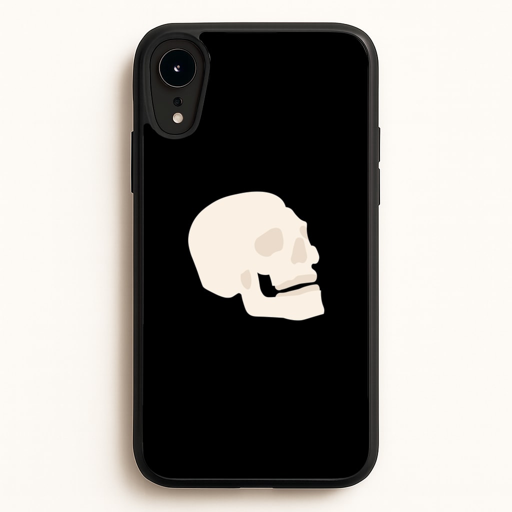Skull Outline - Halloween - Halloween Phone Case for iPhone XR