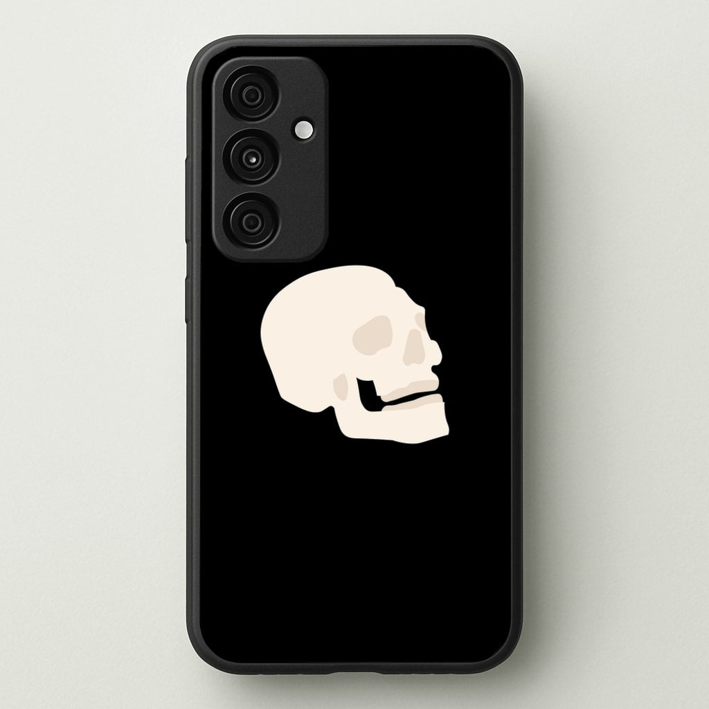Skull Outline - Halloween - Halloween Phone Case for Galaxy A55