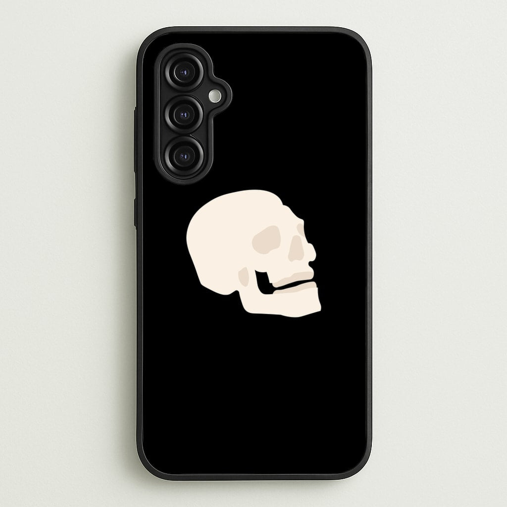 Skull Outline - Halloween - Halloween Phone Case for Galaxy A14