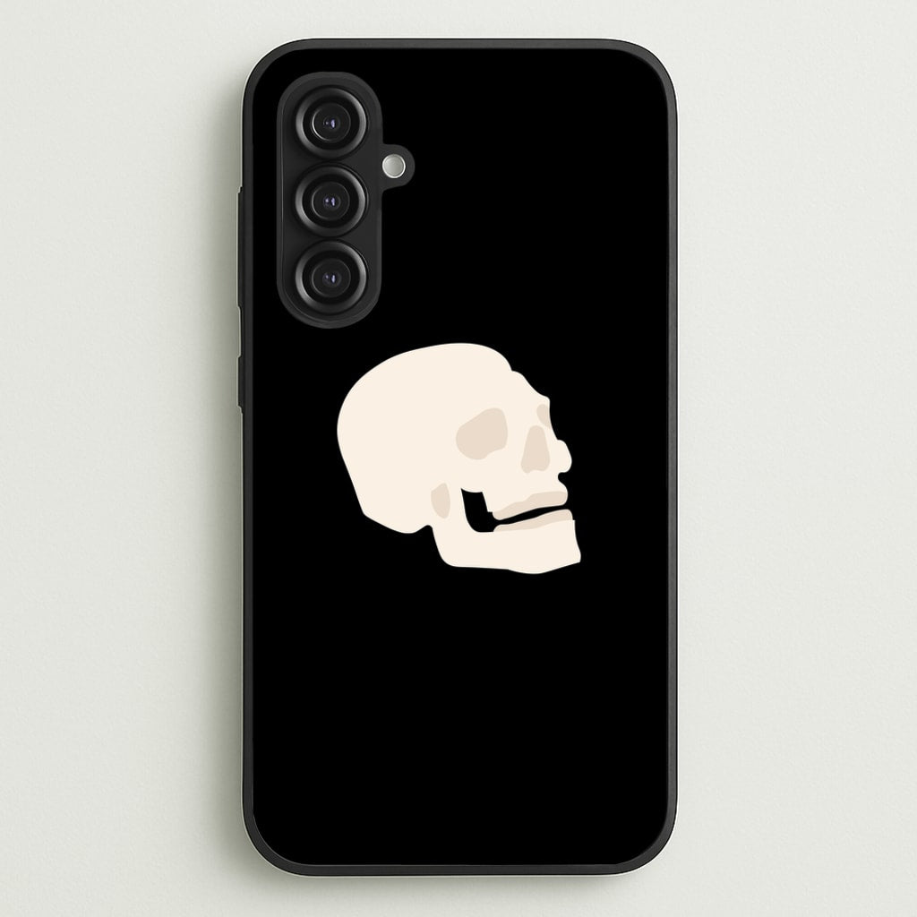Skull Outline - Halloween - Halloween Phone Case for Galaxy S23FE