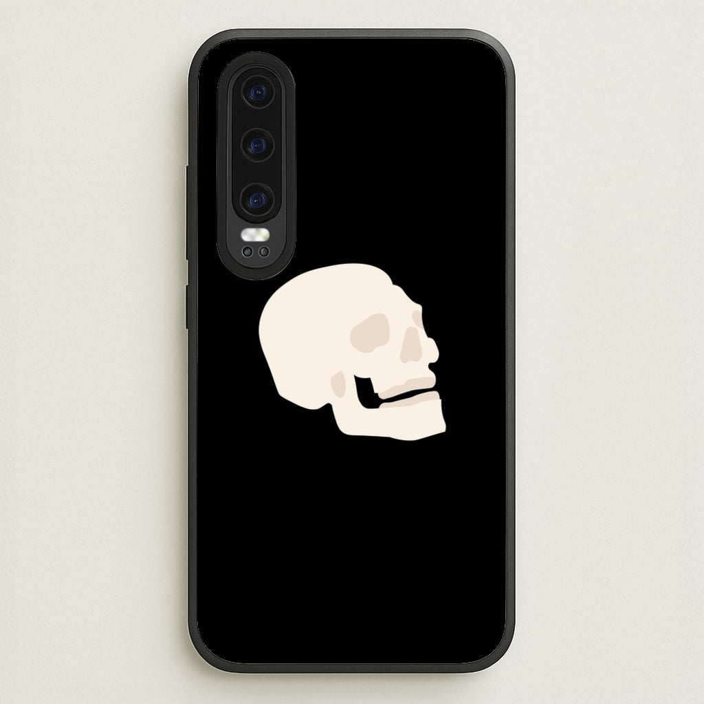 Skull Outline - Halloween - Halloween Phone Case for Huawei P30