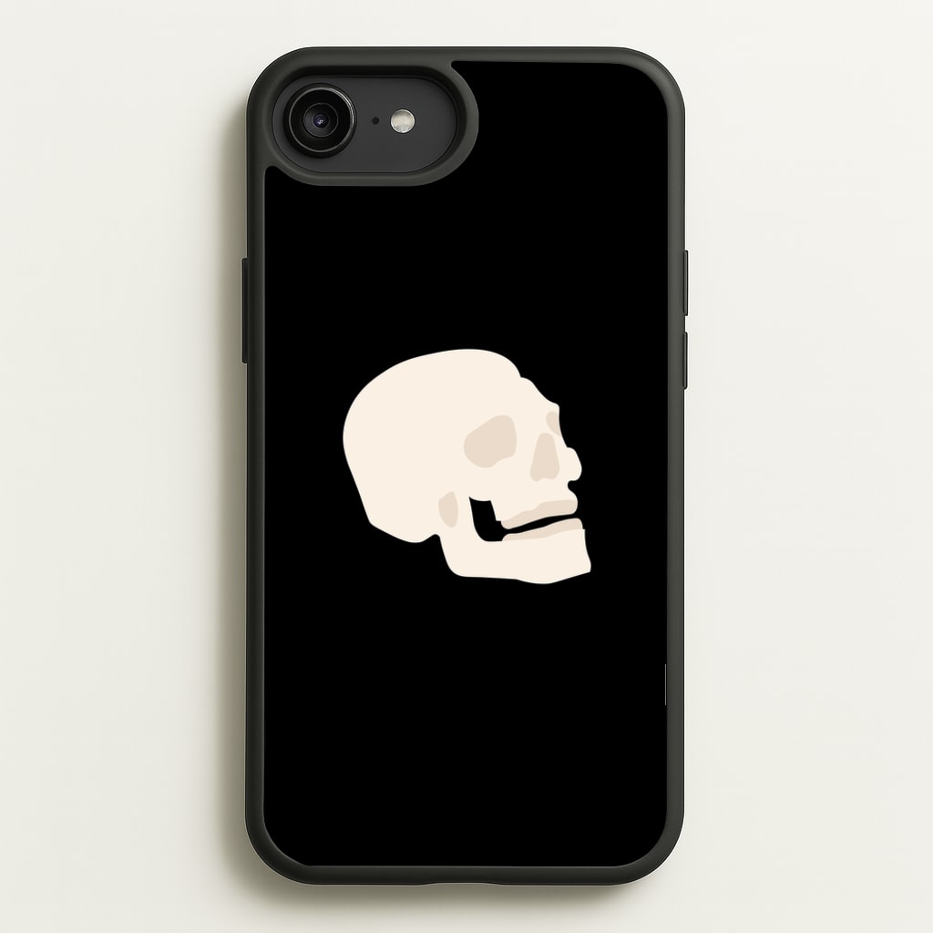 Skull Outline - Halloween - Halloween Phone Case for iPhone 6 Plus / 7 Plus / 8 Plus