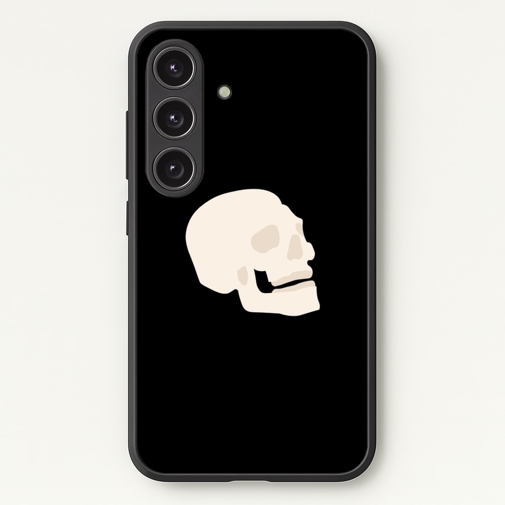 Skull Outline - Halloween - Halloween Phone Case for Galaxy S24 Plus