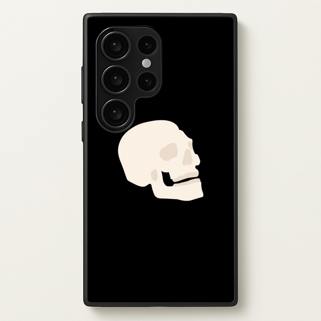 Skull Outline - Halloween - Halloween Phone Case for Galaxy S24 Ultra
