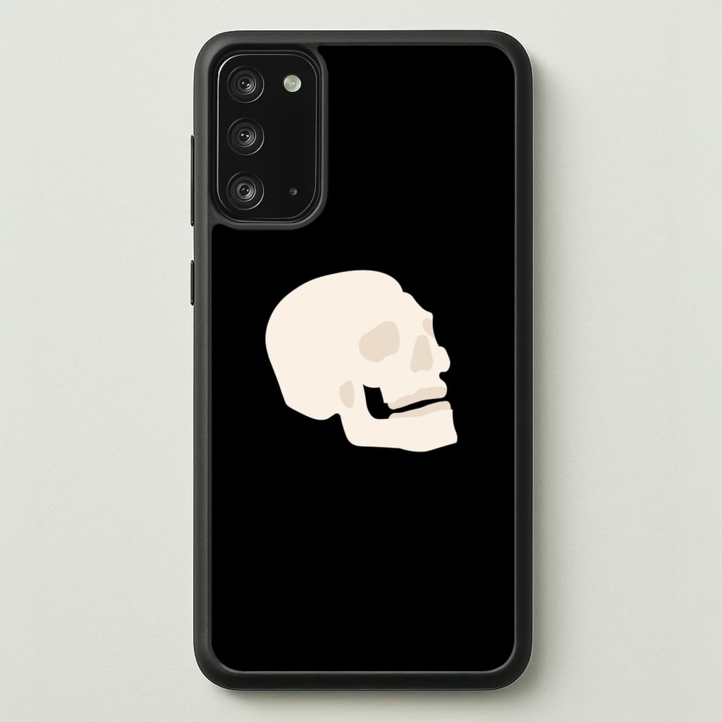 Skull Outline - Halloween - Halloween Phone Case for Galaxy Note 20