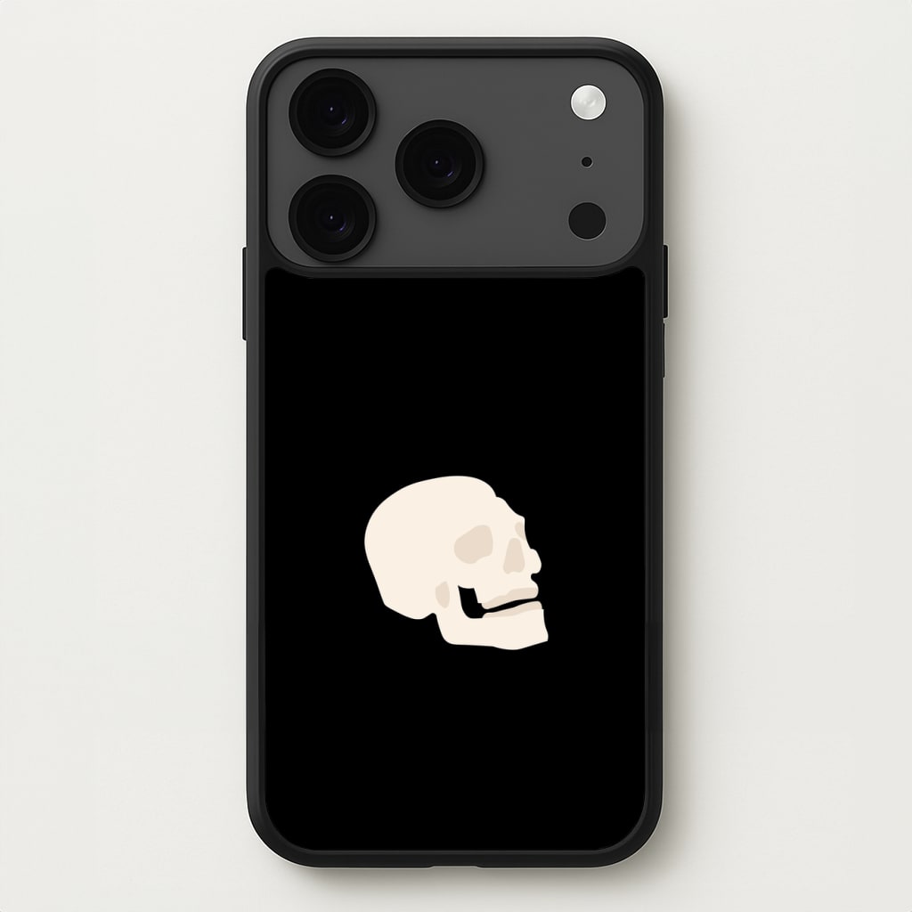 Skull Outline - Halloween Phone Case for iPhone 17 Pro