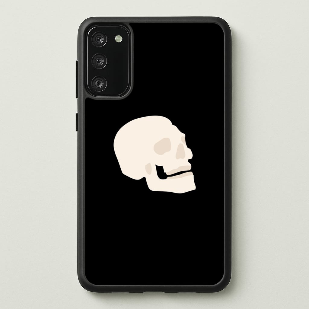 Skull Outline - Halloween - Halloween Phone Case for Galaxy S20FE