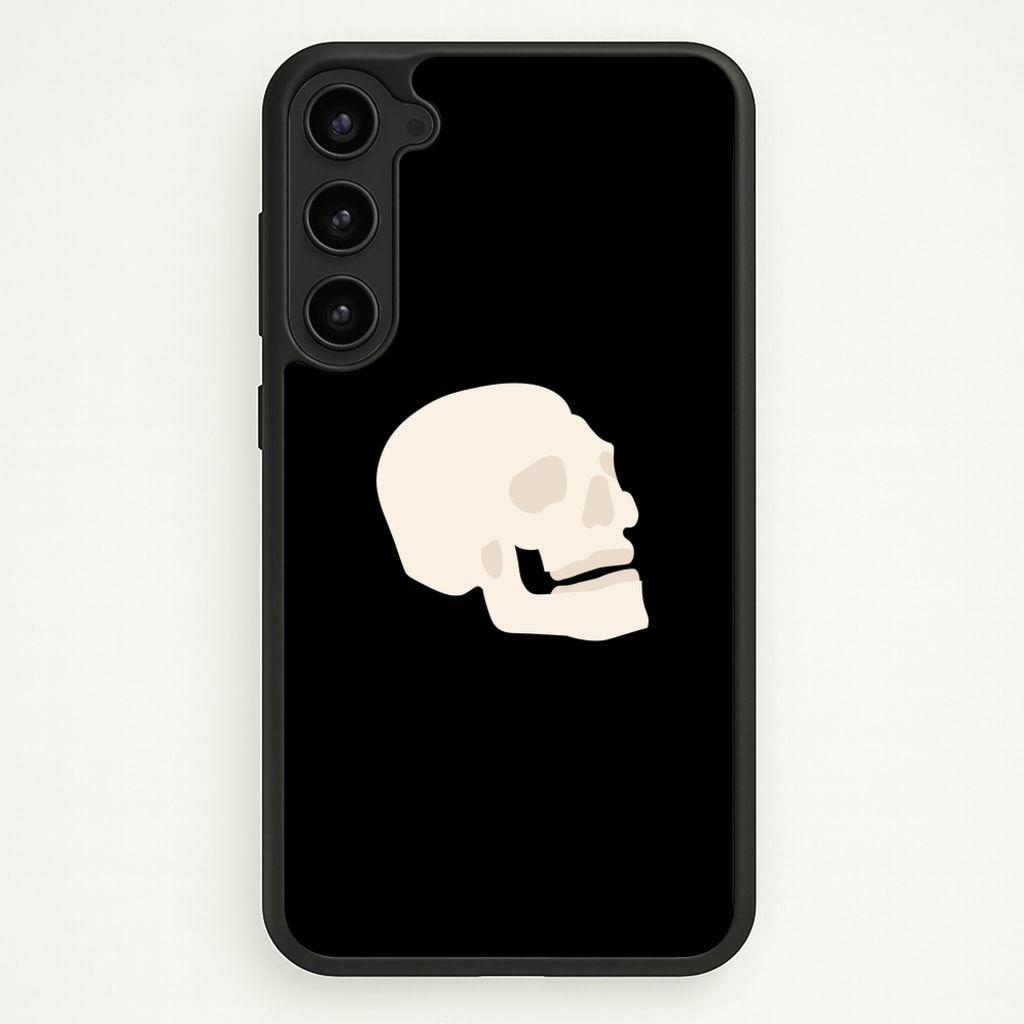Skull Outline - Halloween - Halloween Phone Case for Galaxy S23 Plus