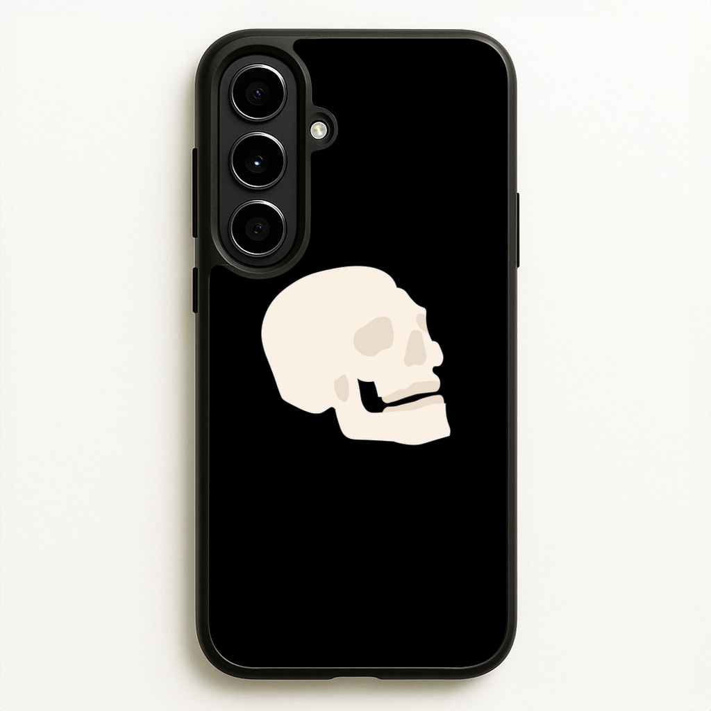 Skull Outline - Halloween - Halloween Phone Case for Galaxy A56