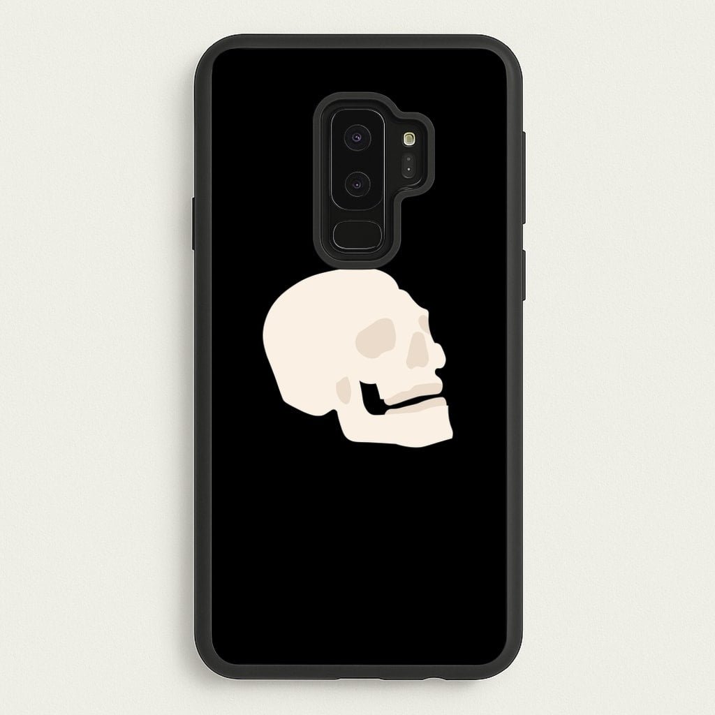 Skull Outline - Halloween - Halloween Phone Case for Galaxy S9 Plus
