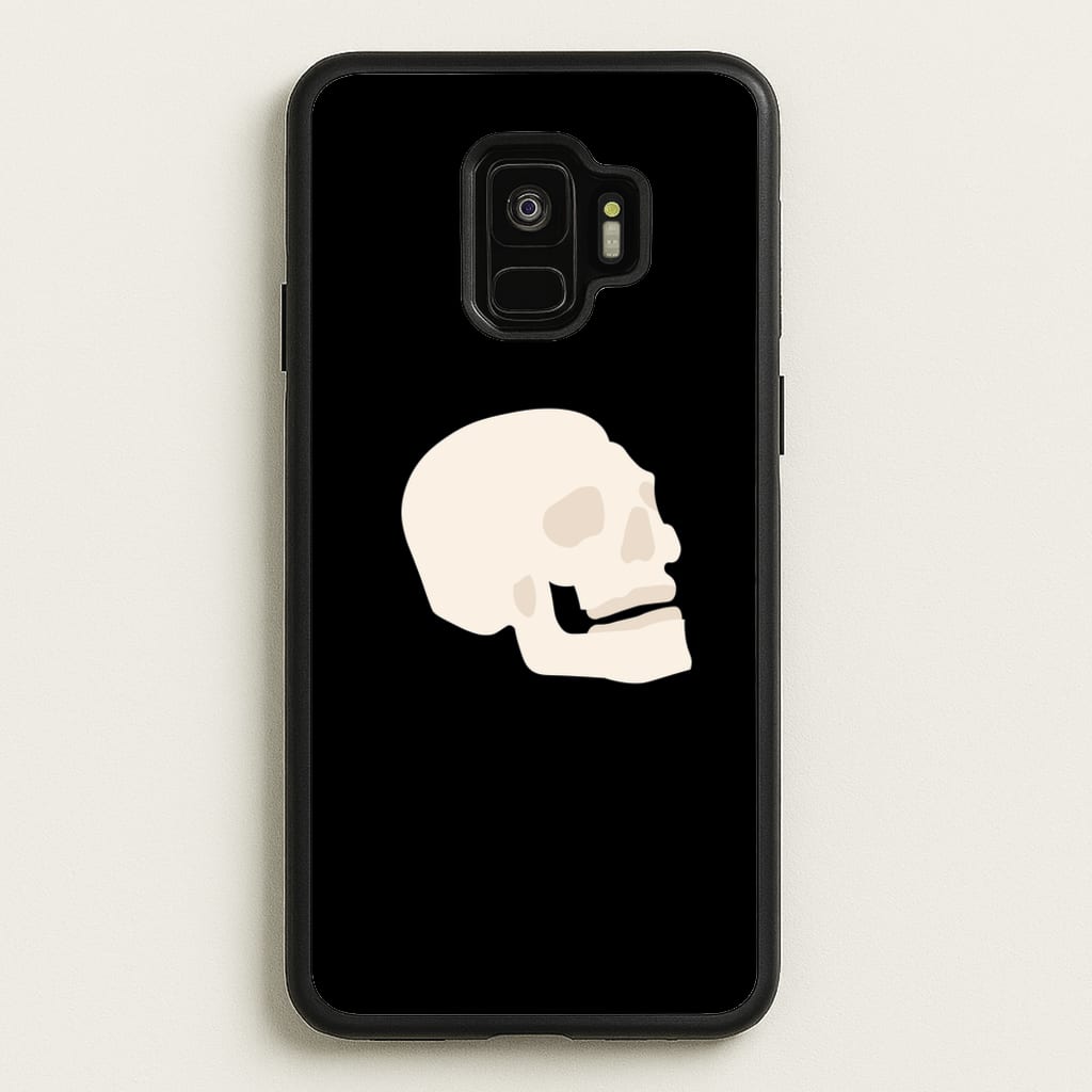 Skull Outline - Halloween - Halloween Phone Case for Galaxy S9