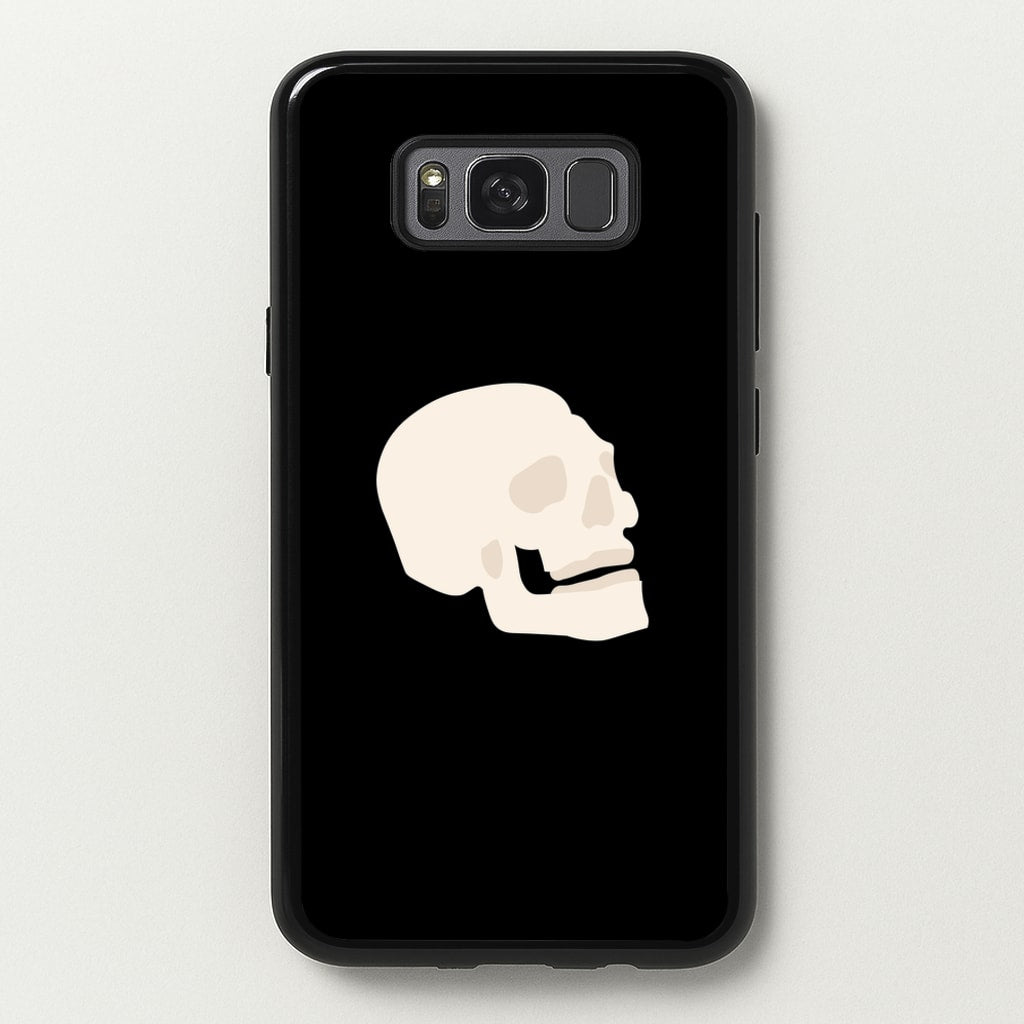 Skull Outline - Halloween - Halloween Phone Case for Galaxy S8 Plus