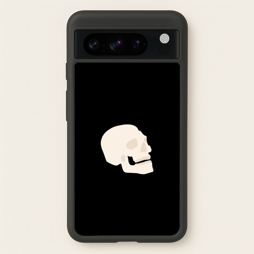 Skull Outline - Halloween - Halloween Phone Case for Google Pixel 8 Pro