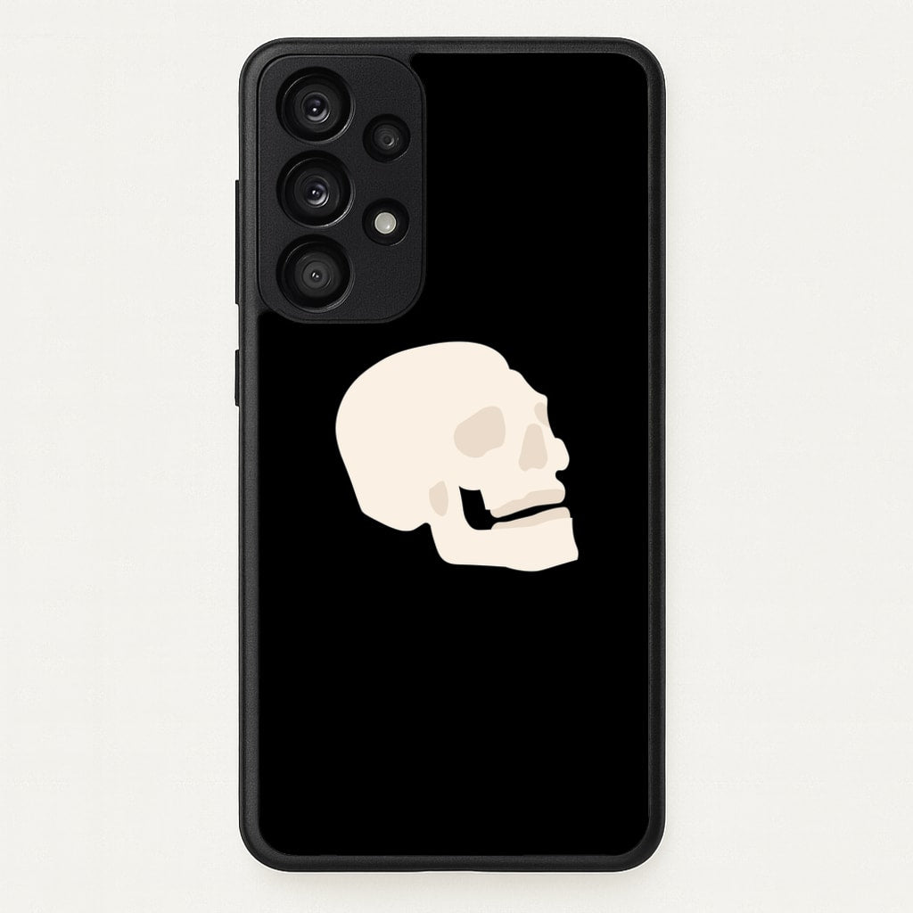 Skull Outline - Halloween - Halloween Phone Case for Galaxy A33