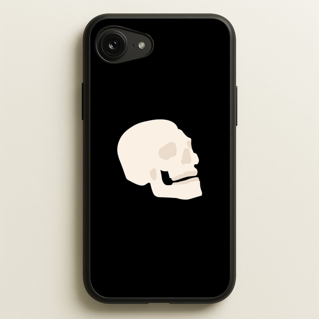 Skull Outline - Halloween - Halloween Phone Case for iPhone 16e