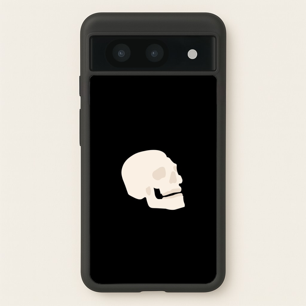 Skull Outline - Halloween - Halloween Phone Case for Google Pixel 8a