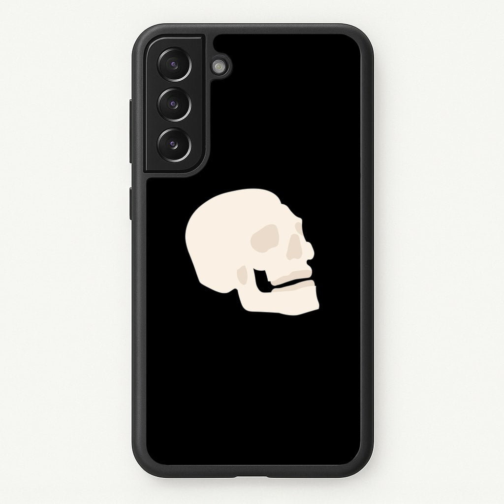 Skull Outline - Halloween - Halloween Phone Case for Galaxy S22 Plus