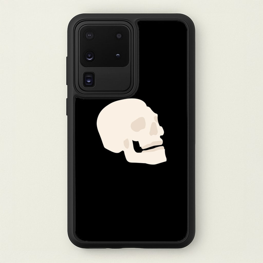 Skull Outline - Halloween - Halloween Phone Case for Galaxy S20 Ultra