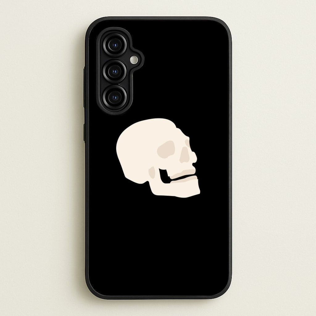 Skull Outline - Halloween - Halloween Phone Case for Galaxy A54